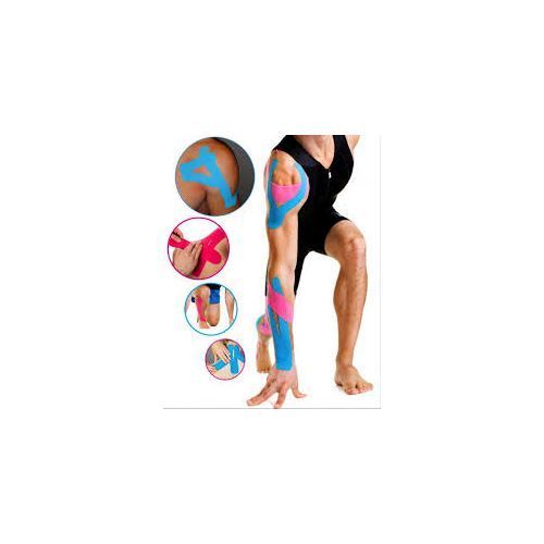 Bande Kiné Type - Bandage adhésif thérapeutique - 1 Rouleau de 5m
