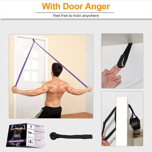 Bande Elastique Traction Musculation pour Exercice, Yoga, Fitness, Gym