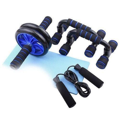 Ensemble Roue Abdominale + push up + corde