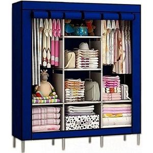 Armoire Penderie 3 Battants en tissu