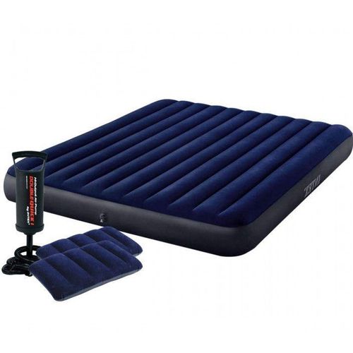 Matelas gonflable avec pompe manuelle - 3 Places Confort