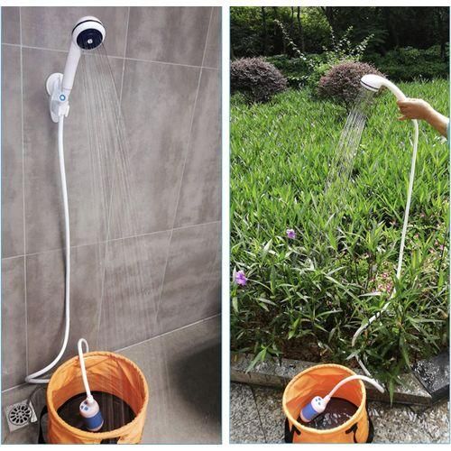 Douche de camping portable rechargeable