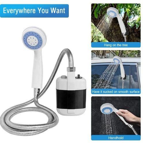Douche de camping portable rechargeable