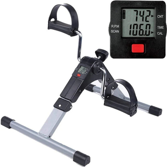 Mini Pédalier d’Exercice avec Écran LCD